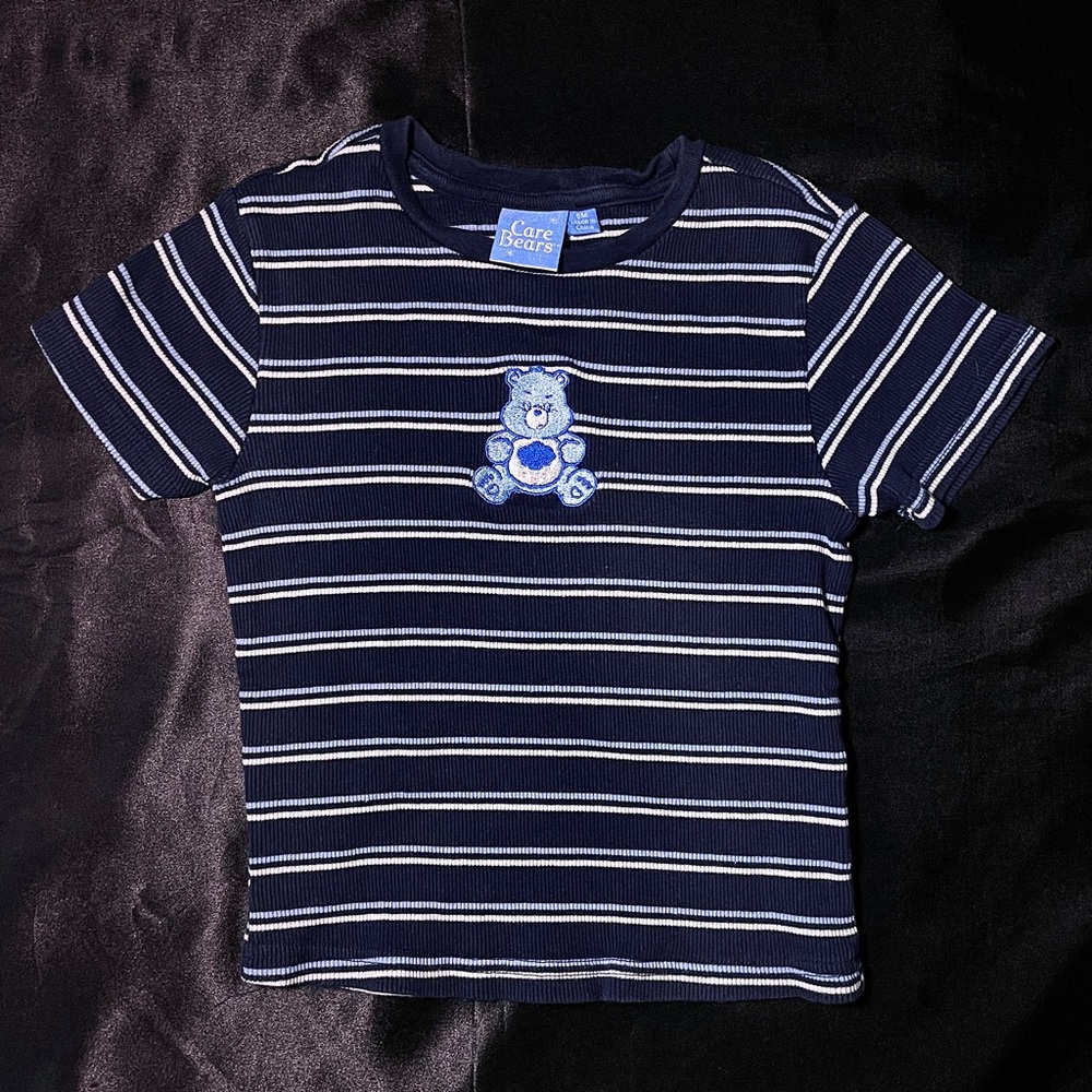 Striped Care Bear Crop Top